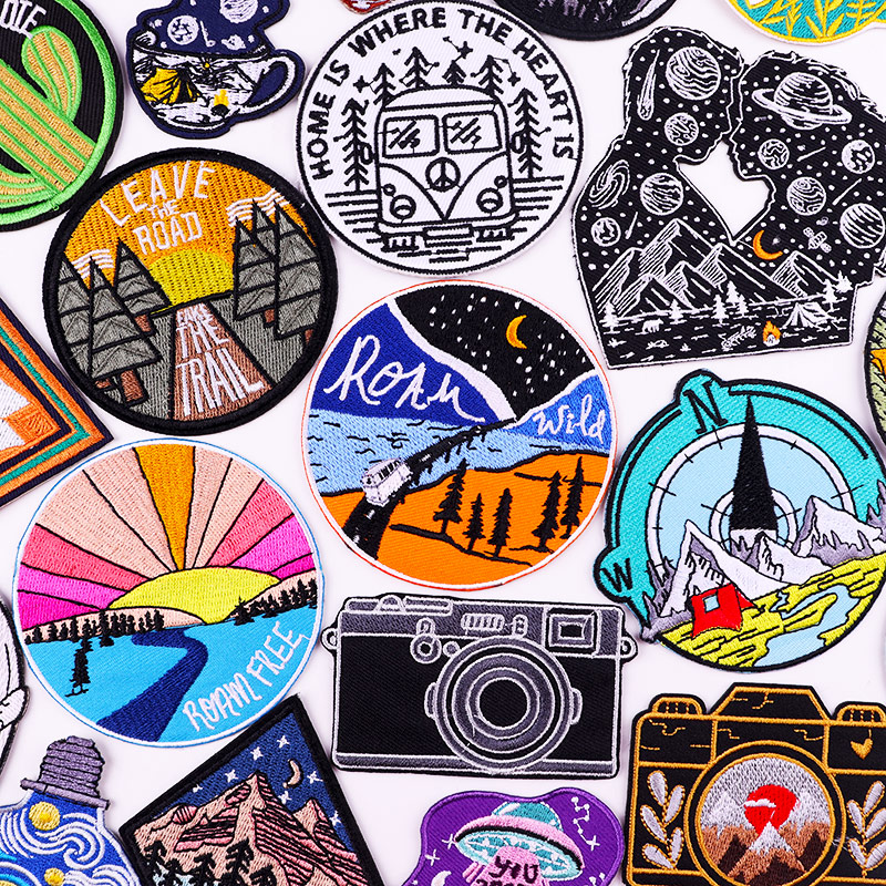 Outdoor Adventure Travel Show - Iron On Patches DIY Outdoor Travel