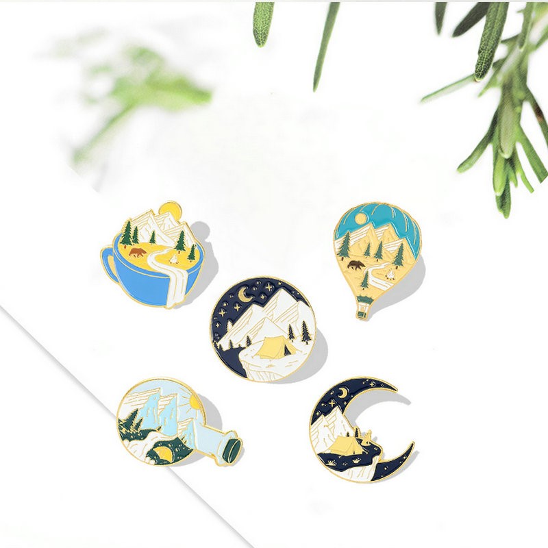 Outdoor Adventure Kids - Camping Adventure Enamel Pins Custom Outdoors