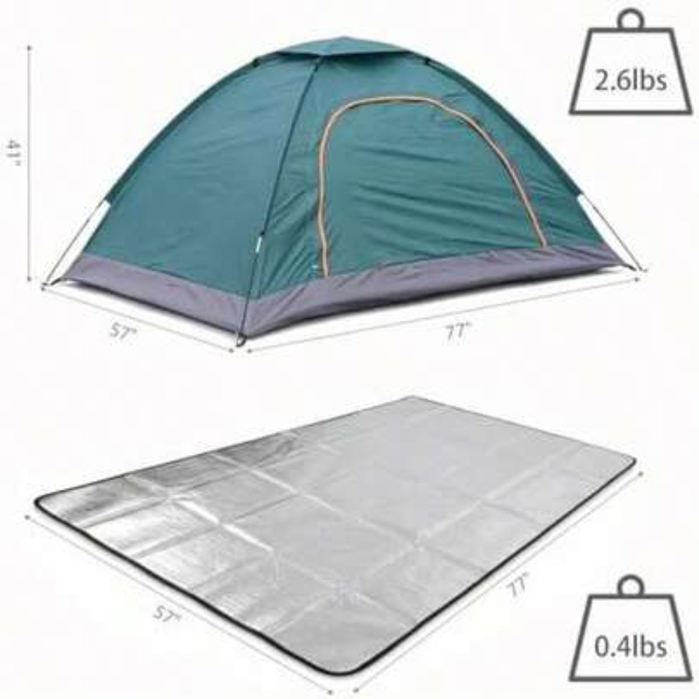 Outdoor Adventure Dome Shelter - Easy Setup Breathable Mesh Double Layer