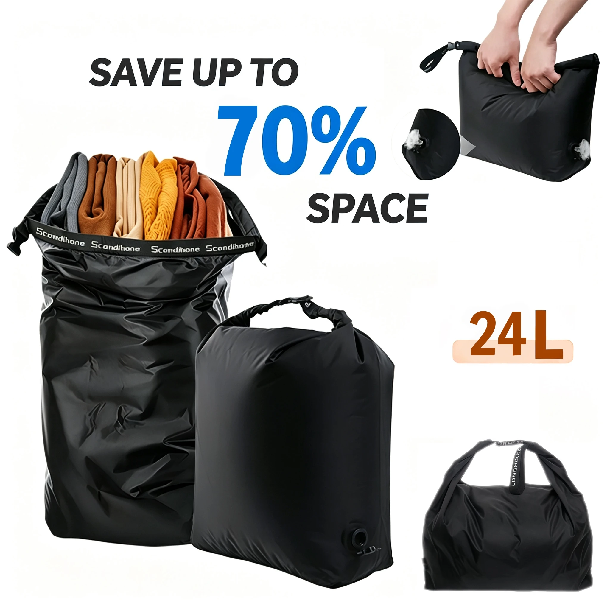 Jumbo Vacuum Compression Bags, - Space Blanket Heavy recension och pris