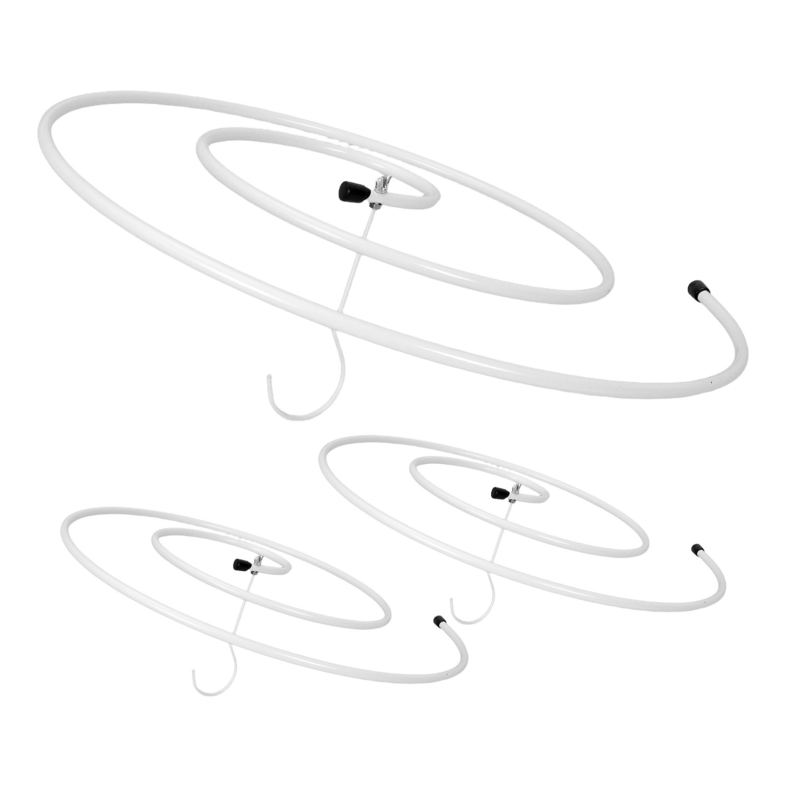 3Pcs Spiral Laundry Hanger Met - Space Blanket Heavy recension och pris
