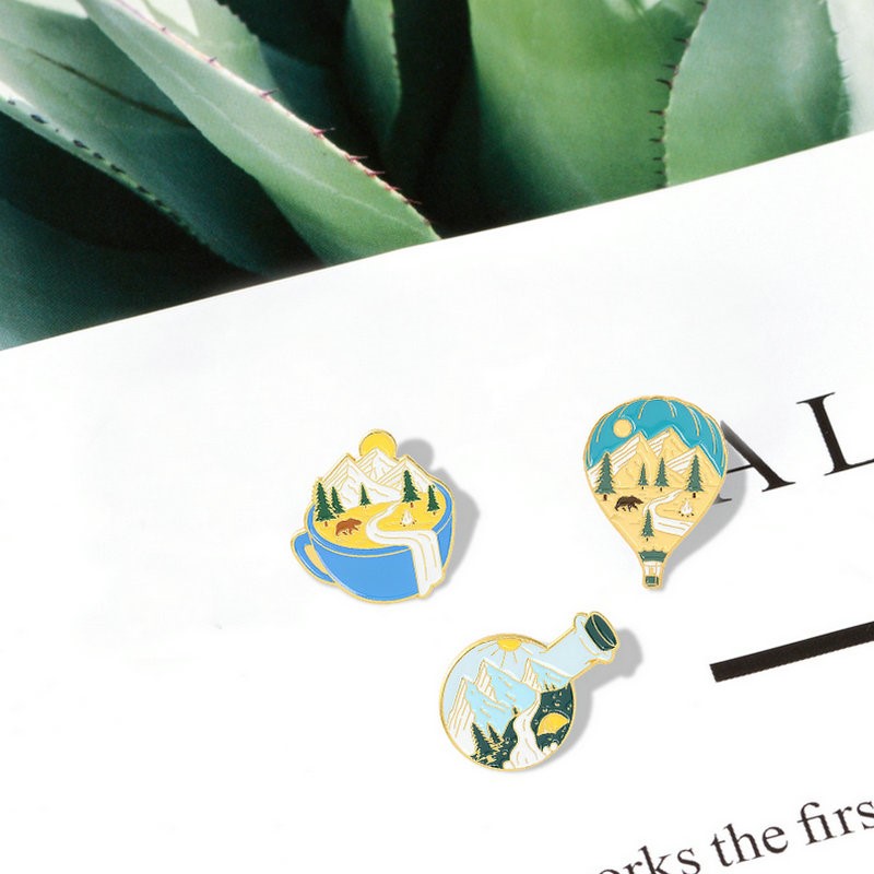 Camping Adventure Enamel Pins  - Outdoor Adventure Kids recension och pris