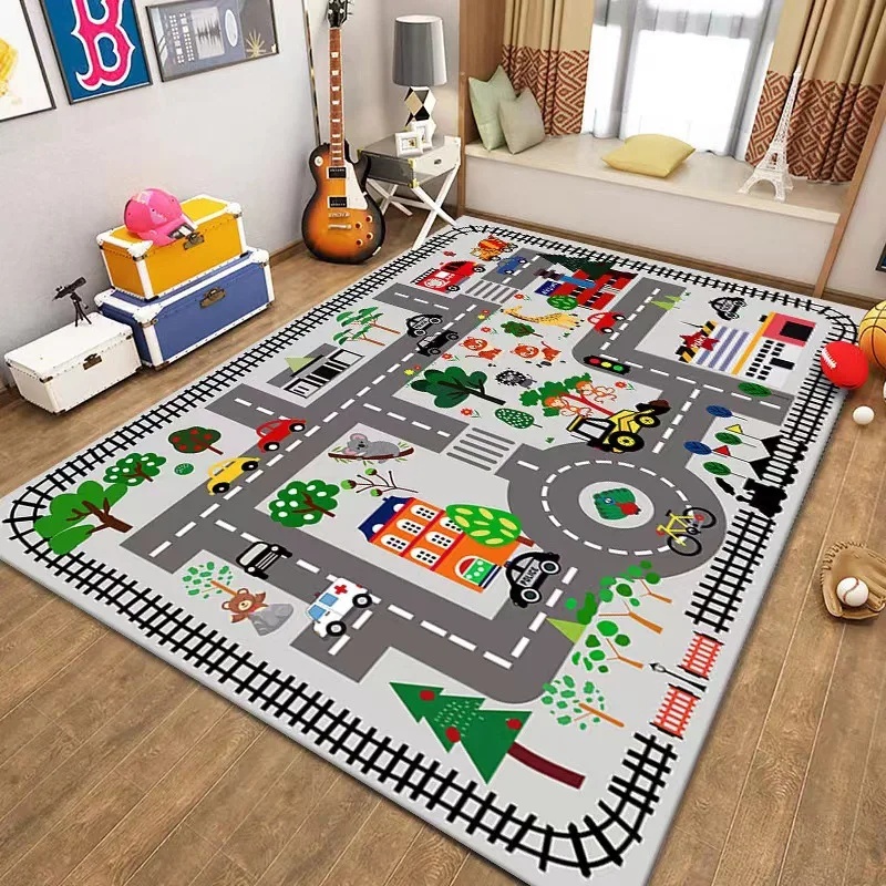 Colorful Kids City Map Play Ma - Outdoor Adventure Kids recension och pris