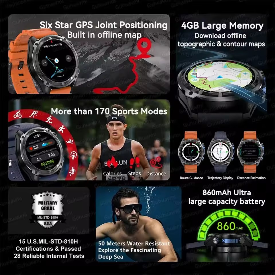 New Adventure GPS Men Smart Wa - Outdoor Adventure World recension och pris