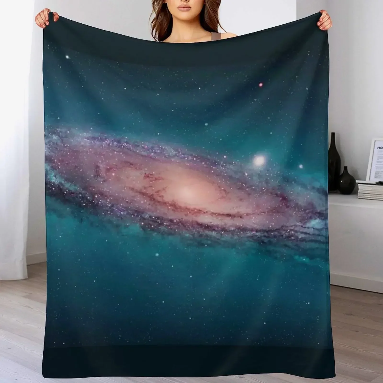 Andromeda Galaxy, space, astro - Space Blanket Heavy recension och pris