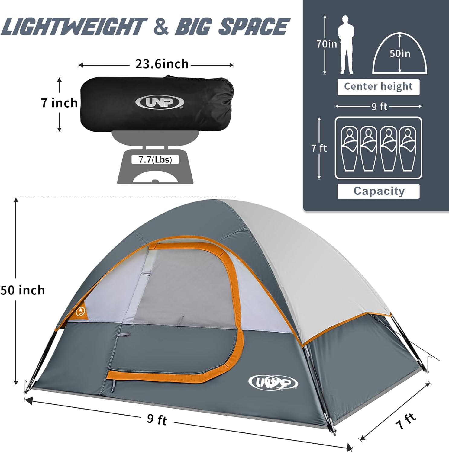 2-4 Person Waterproof Windproo - Outdoor Adventure Dome Shelter recension och pris