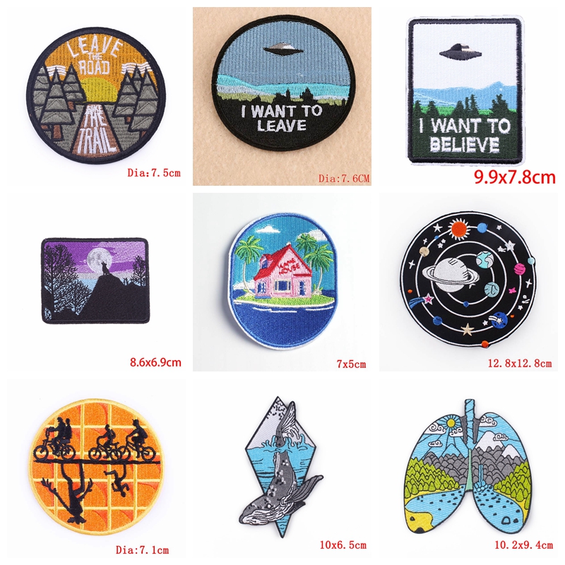 10PCS Rainbow Patch Mountain A - Outdoor Adventure Travel Show recension och pris