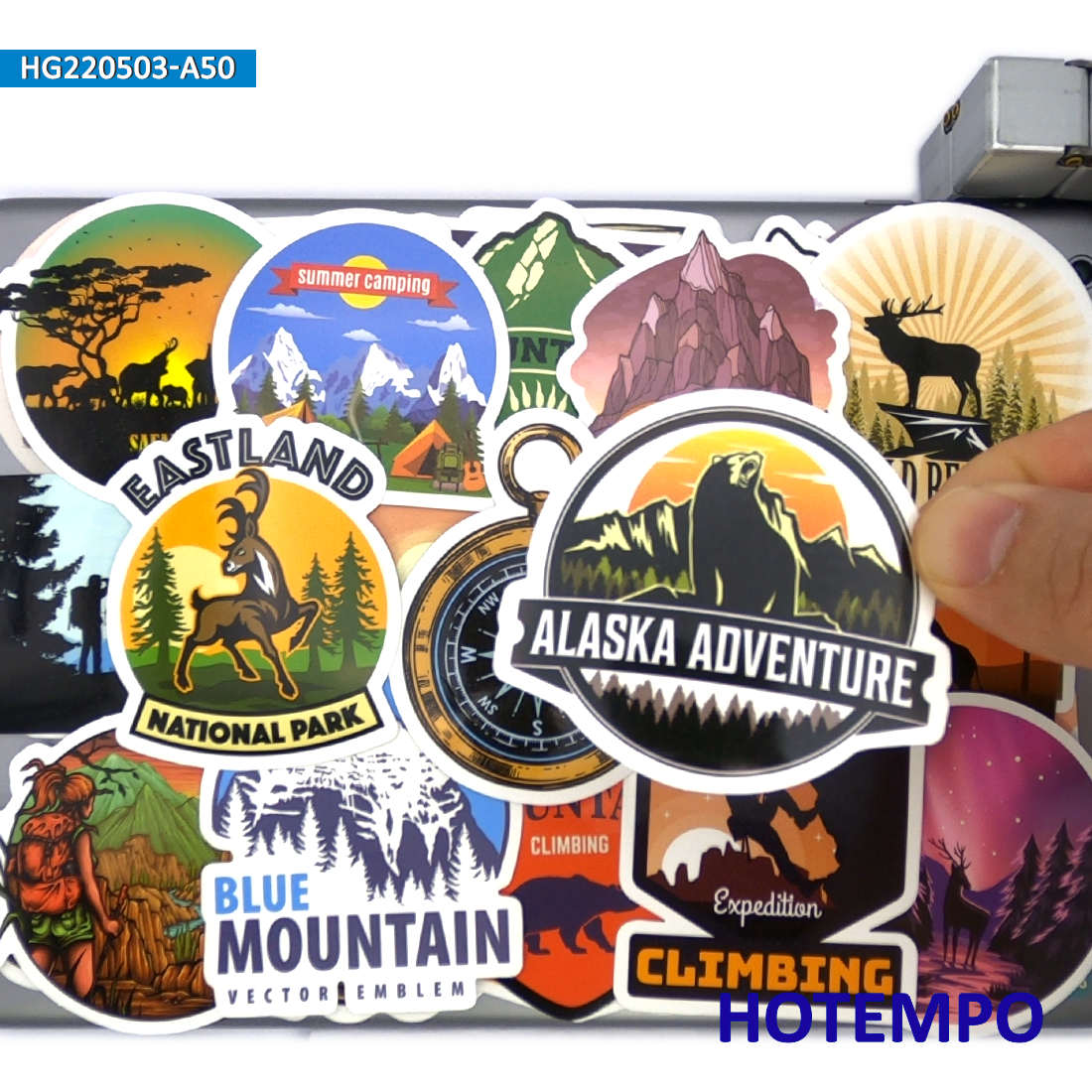 World Travel Stickers Set, Cli - Outdoor Adventure World recension och pris